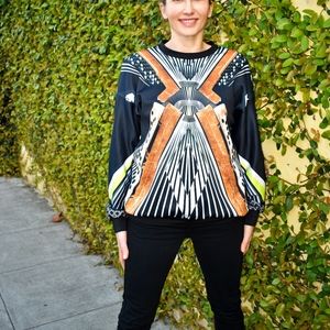 Clover Canyon Accordion Neoprene Fleece Sweatshirt